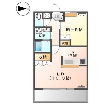 園田駅 徒歩20分 1階の物件間取画像